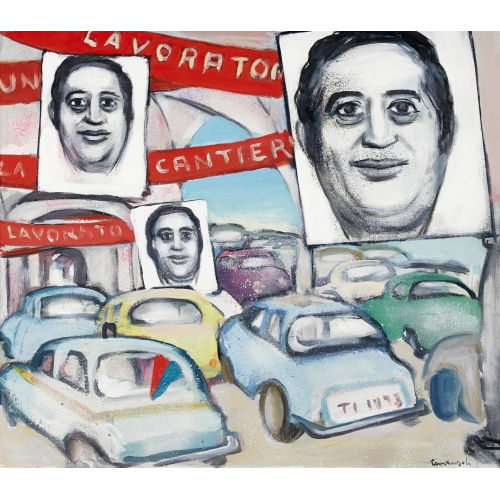 MARIO COMENSOLI : 'Lavoratori/Cantieri' (DOBIASCHOFSKY AUKTIONEN AG)