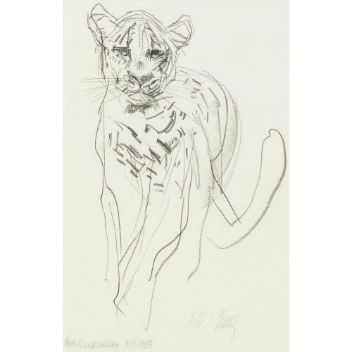 FRITZ HUG : Junge Raubkatze (DOBIASCHOFSKY AUKTIONEN AG)
