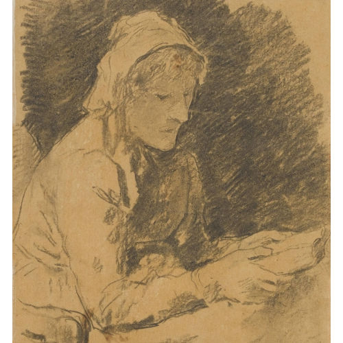 ALBERT ANKER : Lesende junge Frau (DOBIASCHOFSKY AUKTIONEN AG)