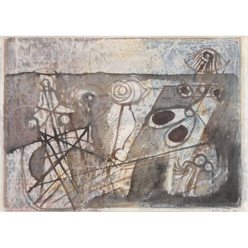 SERGE BRIGNONI : 'Composition spatiale' (DOBIASCHOFSKY AUKTIONEN AG)