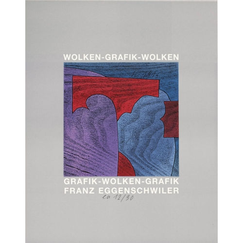 FRANZ EGGENSCHWILER : 'Wolken - Grafik - Wolken' (DOBIASCHOFSKY AUKTIONEN AG)