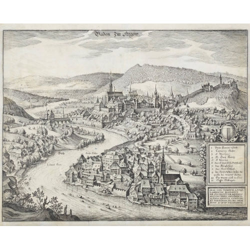 MATTH�US I MERIAN : 'Baden im Arg�w' (DOBIASCHOFSKY AUKTIONEN AG)