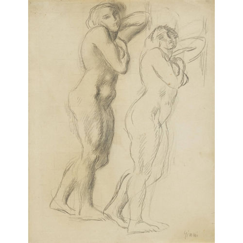 WILHELM GIMMI : Deux nus (DOBIASCHOFSKY AUKTIONEN AG)