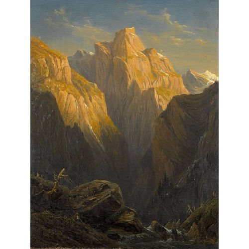 FRAN�OIS DIDAY : Wilde Gebirgslandschaft (DOBIASCHOFSKY AUKTIONEN AG)