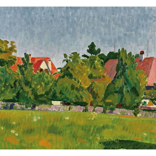 BRUNO HESSE : Cuno Amiets Haus auf der Oschwand (DOBIASCHOFSKY AUKTIONEN AG)