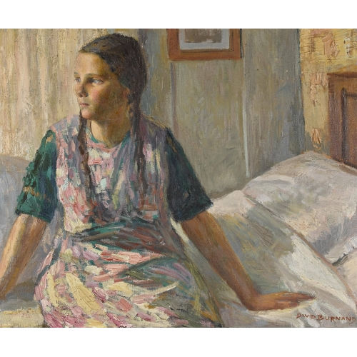 DAVID ARNOLD BURNAND : 'Fillette' (DOBIASCHOFSKY AUKTIONEN AG)