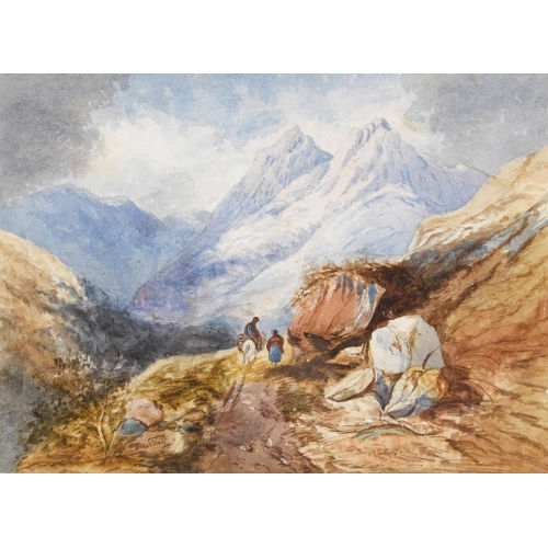 ALEXANDRE CALAME : Berglandschaft (DOBIASCHOFSKY AUKTIONEN AG)