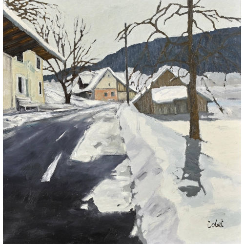 HANS-KONRAD) COBET (EIGTL. BETTLER : 'Neige fondante' (DOBIASCHOFSKY AUKTIONEN AG)