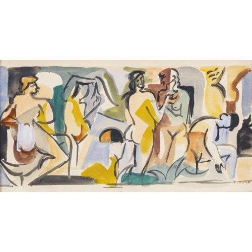 ANDR� LHOTE : Composition figurative (DOBIASCHOFSKY AUKTIONEN AG)