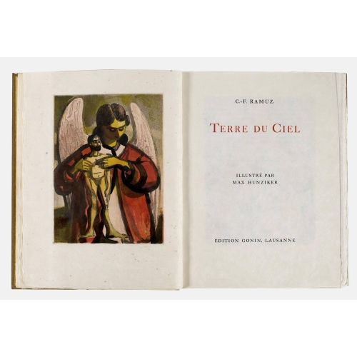 MAX HUNZIKER : Charles-Ferdinand Ramuz: 'Terre du Ciel' (DOBIASCHOFSKY AUKTIONEN AG)