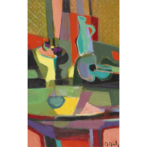 MARCEL MOULY : 'Guitare et Compotier' (DOBIASCHOFSKY AUKTIONEN AG)