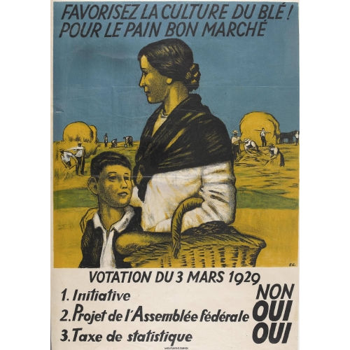 EMIL CARDINAUX : 'Favorisez la culture du Bl�!' (DOBIASCHOFSKY AUKTIONEN AG)