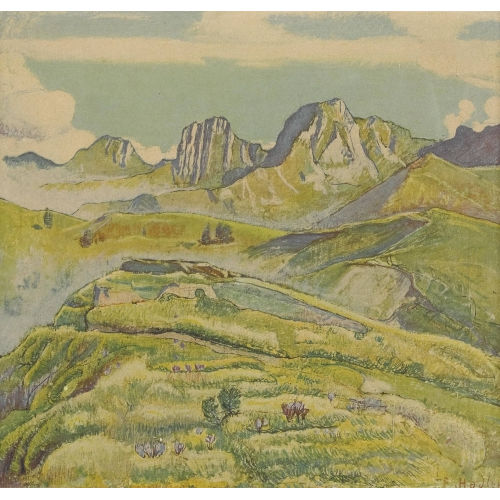 FERDINAND HODLER : 'Gantrist' (DOBIASCHOFSKY AUKTIONEN AG)