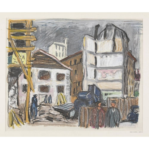FRED STAUFFER : 'Abbruch' (DOBIASCHOFSKY AUKTIONEN AG)