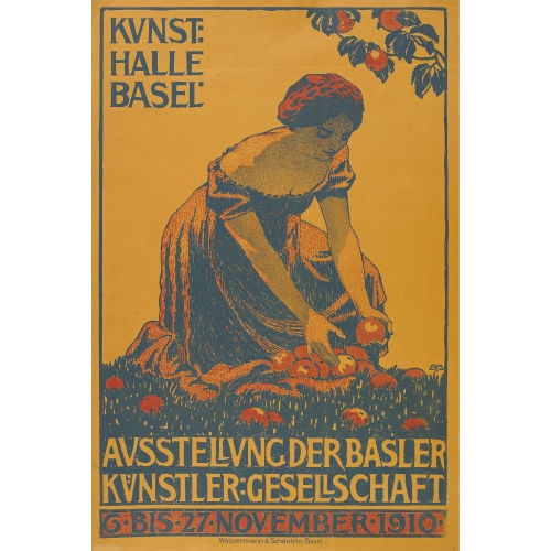 BURKHARD MANGOLD : 'Kunsthalle Basel Ausstellung Basler K�nstlergesellschaft 1910' (DOBIASCHOFSKY AUKTIONEN AG)