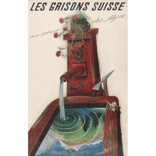 ALOIS CARIGIET : 'Les Grisons Suisse' (DOBIASCHOFSKY AUKTIONEN AG)