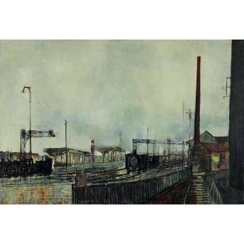 BERNARD GANTNER : 'La gare' (DOBIASCHOFSKY AUKTIONEN AG)