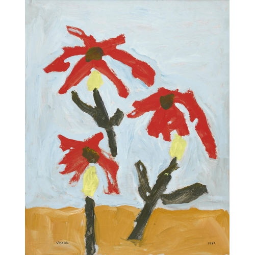 PHILIPPE VISSON : Fleurs (DOBIASCHOFSKY AUKTIONEN AG)