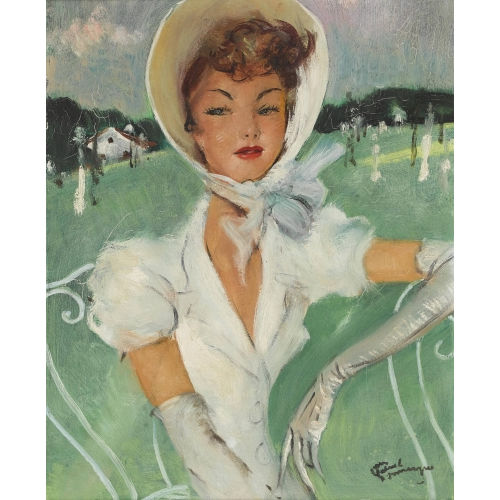 JEAN-GABRIEL DOMERGUE : 'Miss Wilkinson' (DOBIASCHOFSKY AUKTIONEN AG)