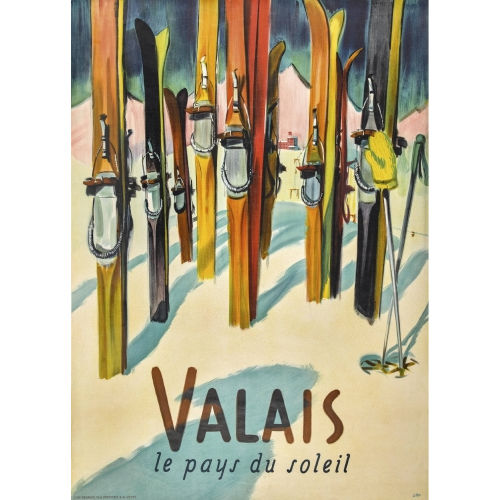HERBERT BERTHOLD) LIBIS (EIGTL. LIBISZEWSKI : 'Valais le pays du soleil' (DOBIASCHOFSKY AUKTIONEN AG)