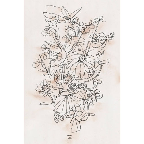 OTTO NEBEL : Blumenstillleben (DOBIASCHOFSKY AUKTIONEN AG)