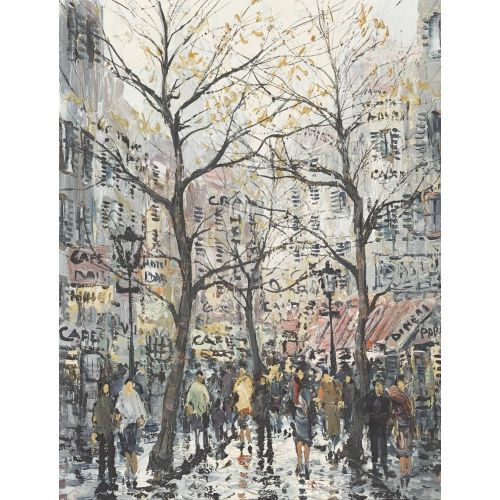 PAUL S�CHAUD : Herbstliche Pariser Strassenpartie (DOBIASCHOFSKY AUKTIONEN AG)