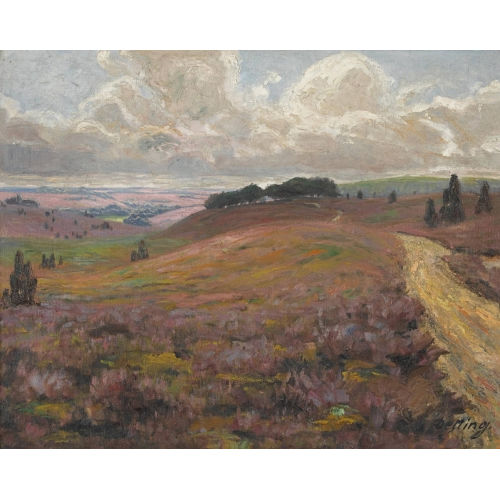 OTTO DELLING : Weite Heidelandschaft (DOBIASCHOFSKY AUKTIONEN AG)