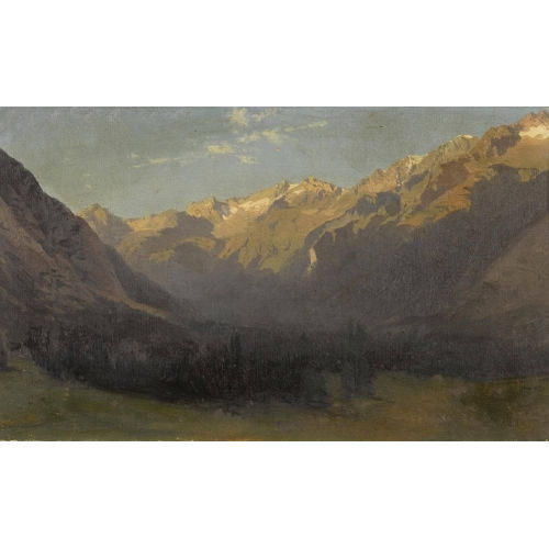 ALEXANDRE CALAME : Berglandschaft (DOBIASCHOFSKY AUKTIONEN AG)