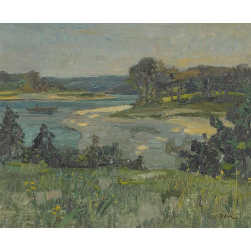 LEO DECK : 'An der Aare' (DOBIASCHOFSKY AUKTIONEN AG)
