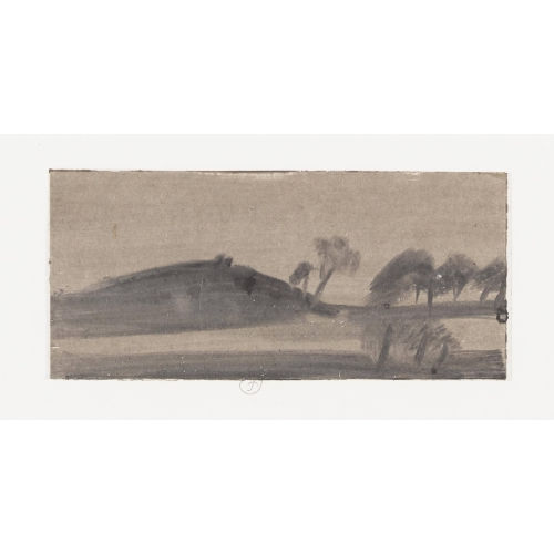 G�RARD DE PAL�ZIEUX : Paysage avec colline et arbres (DOBIASCHOFSKY AUKTIONEN AG)