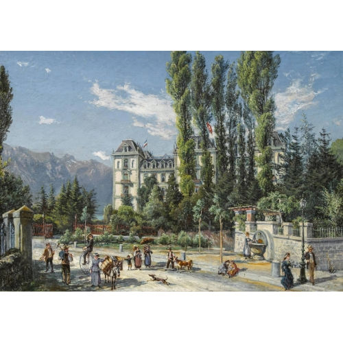 ANDREAS JEKLIN : L′ancien Grand H�tel � Vevey (DOBIASCHOFSKY AUKTIONEN AG)