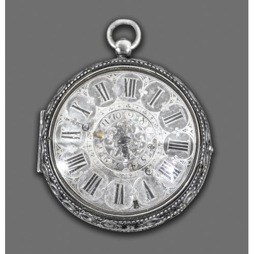 TASCHENUHR : Abraham Yver, Angoulme, 1690-1700 (DOBIASCHOFSKY AUKTIONEN AG)