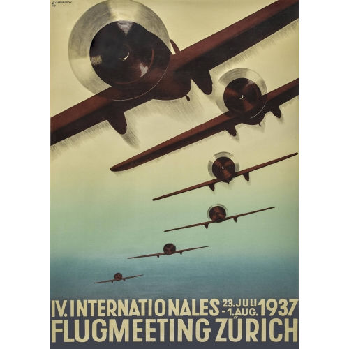 OTTO BAUMBERGER : 'IV. Internationales Flugmeeting Z�rich 1937' (DOBIASCHOFSKY AUKTIONEN AG)