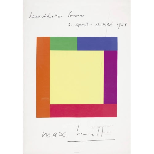 MAX BILL : 'kunsthalle bern 1968' (DOBIASCHOFSKY AUKTIONEN AG)