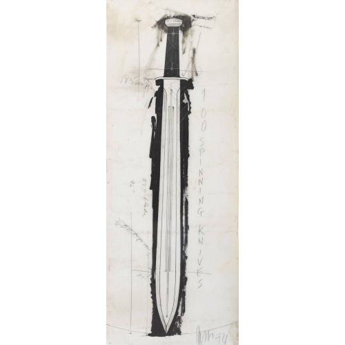 RICHARD JACKSON : '100 Spinning Knives' (DOBIASCHOFSKY AUKTIONEN AG)