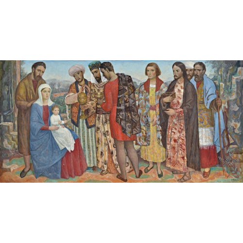 PAUL TH�OPHILE ROBERT : 'L′adoration des mages' (DOBIASCHOFSKY AUKTIONEN AG)
