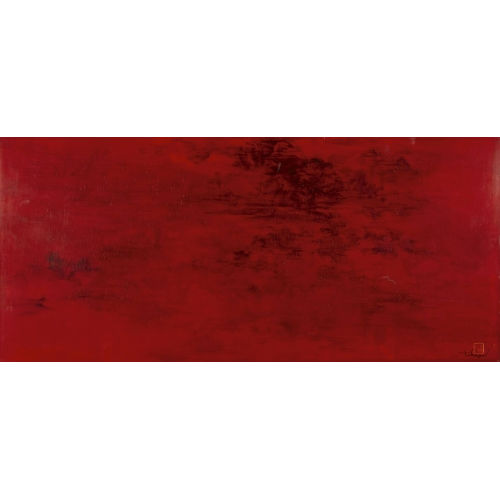 TRAN PHUC DUYEN : Komposition in Rot (DOBIASCHOFSKY AUKTIONEN AG)