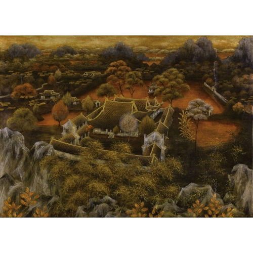 TRAN PHUC DUYEN : Vietnamesische Landschaft (DOBIASCHOFSKY AUKTIONEN AG)