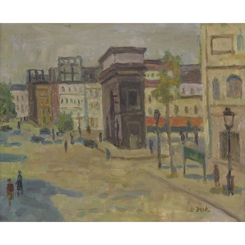 LEO DECK : 'Porte St-Denis, Paris' (DOBIASCHOFSKY AUKTIONEN AG)