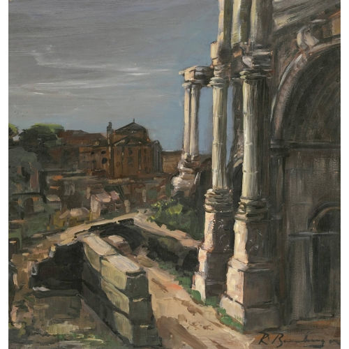 ROBERT BAUMBERGER : Das Forum Romanum in Rom (DOBIASCHOFSKY AUKTIONEN AG)