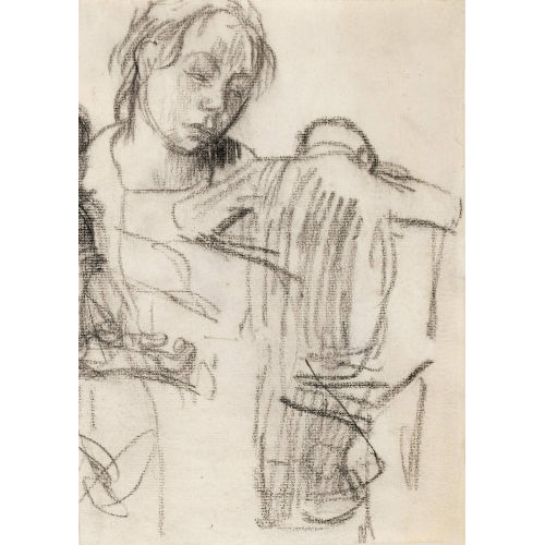 K�THE KOLLWITZ : Frauenbildnis mit Figur (DOBIASCHOFSKY AUKTIONEN AG)