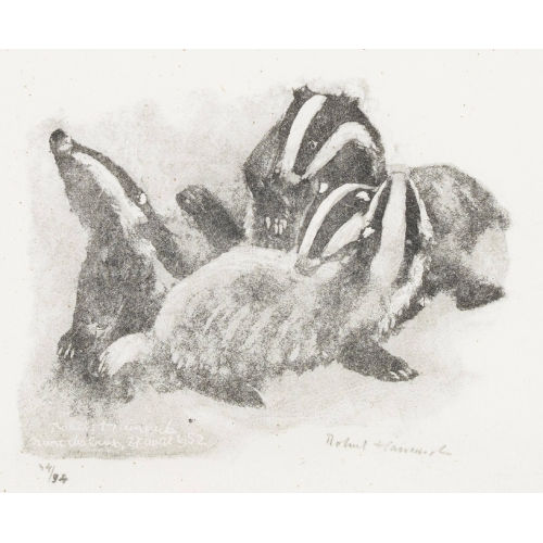 ROBERT HAINARD : 'Tas de blaireaux' (DOBIASCHOFSKY AUKTIONEN AG)