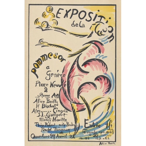 ALICE BAILLY : 'Exposition de la pomme d′or 1917' (DOBIASCHOFSKY AUKTIONEN AG)