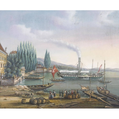 GABRIEL (GEN. LORY FILS) LORY : Le Port de Neuch�tel (DOBIASCHOFSKY AUKTIONEN AG)