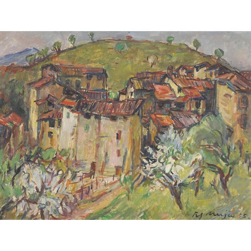 FRITZ MEIJER : Tessiner Bergdorf (DOBIASCHOFSKY AUKTIONEN AG)