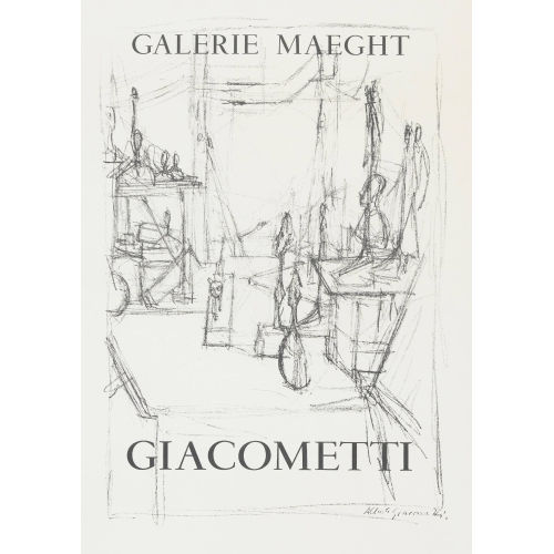 ALBERTO GIACOMETTI : 'Galerie Maeght' (DOBIASCHOFSKY AUKTIONEN AG)