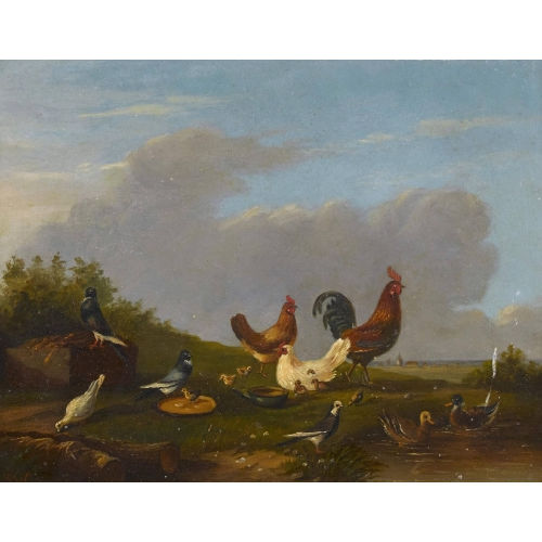 FRANZ VAN SEVERDONCK : H�hnerhof (DOBIASCHOFSKY AUKTIONEN AG)