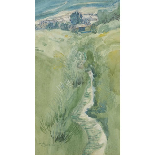 CHARLES-CLOS OLSOMMER : Wiesenlandschaft (DOBIASCHOFSKY AUKTIONEN AG)