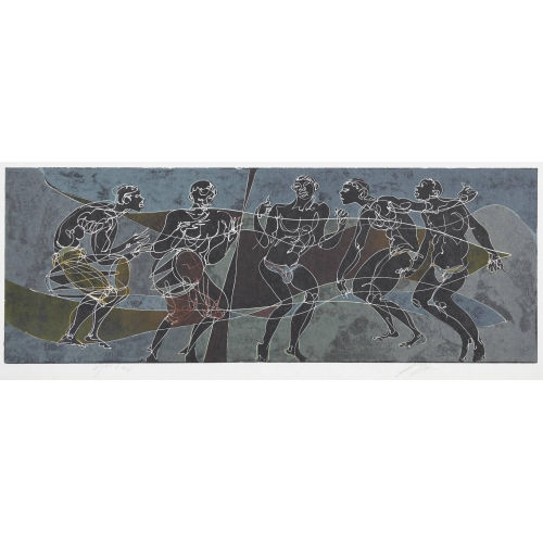 HANS ERNI : 'Tamboure und Tanzende' (DOBIASCHOFSKY AUKTIONEN AG)
