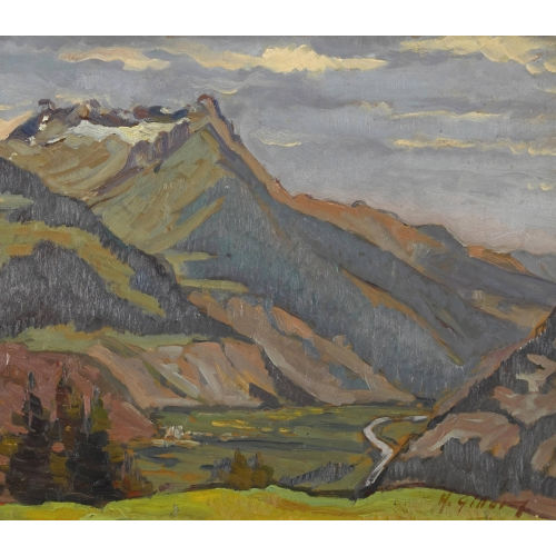 HENRI-VINCENT GILLARD : 'Les Dents du Midi' (DOBIASCHOFSKY AUKTIONEN AG)